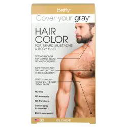 Betty Beauty Cover Your Gray - Men's Hair Color for Beard, Mustache, & Body