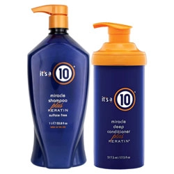 It's A 10 Miracle Shampoo Plus Keratin & Deep Conditioner Set