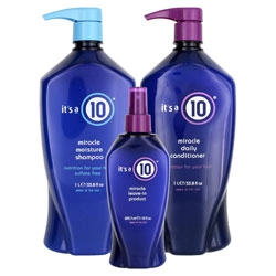 It's A 10 Miracle Moisture Shampoo, Conditioner & Leave-In Trio