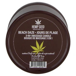 Earthly Body Hemp Seed 3-in-1 Massage Candle