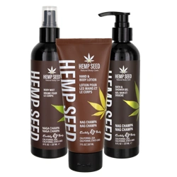 Earthly Body Hemp Seed Nag Champa Bundle