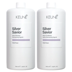 Keune Silver Savior Silver Shampoo & Conditioner Set