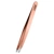 Rubis Switzerland Rose Gold Slanted Tweezers 1piece