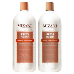 Mizani Press Agent Thermal Smoothing Sulfate-Free Shampoo & Conditioner Duo