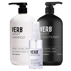 VERB Ghost Shampoo, Conditioner & Oil Trio