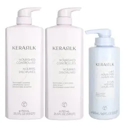 Kerasilk Smoothing Shampoo, Conditioner & Mask Trio