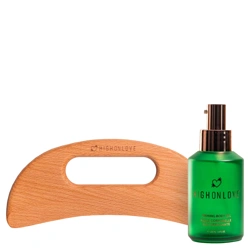 High On Love Firming Body Oil and Gua Sha Set