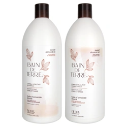 Bain de Terre Sweet Almond Oil Long & Healthy Shampoo & Conditioner Duo